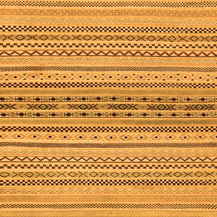 Square Machine Washable Abstract Orange Modern Area Rugs, wshabs2189org