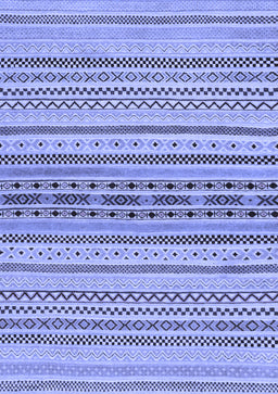 Abstract Blue Modern Rug, abs2189blu