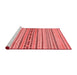 Modern Red Washable Rugs