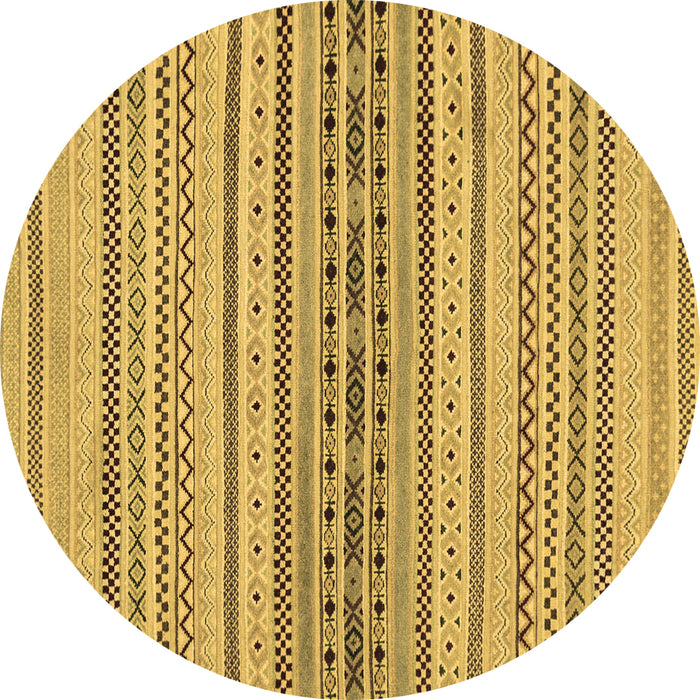 Round Machine Washable Abstract Brown Modern Rug, wshabs2189brn