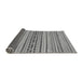 Sideview of Abstract Gray Modern Rug, abs2189gry