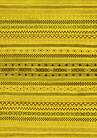 Abstract Yellow Modern Rug, abs2189yw