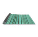 Sideview of Abstract Light Blue Modern Rug, abs2189lblu