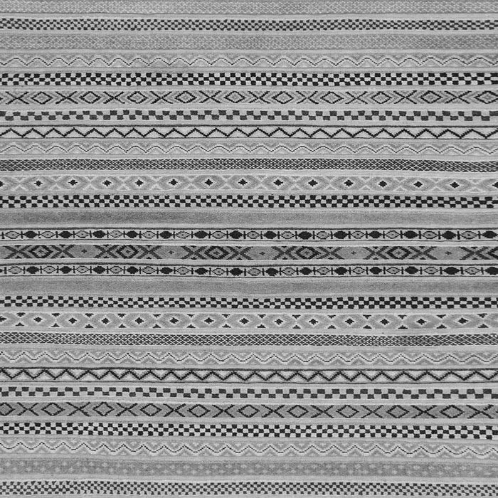 Square Abstract Gray Modern Rug, abs2189gry