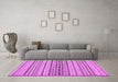 Machine Washable Abstract Purple Modern Area Rugs in a Living Room, wshabs2189pur