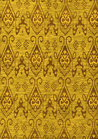 Abstract Yellow Modern Rug, abs218yw