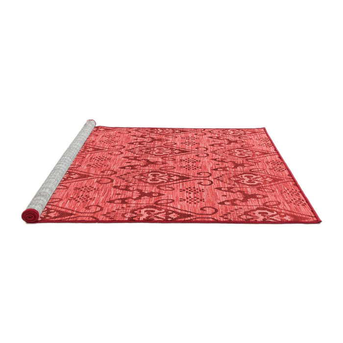 Modern Red Washable Rugs