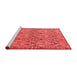 Modern Red Washable Rugs