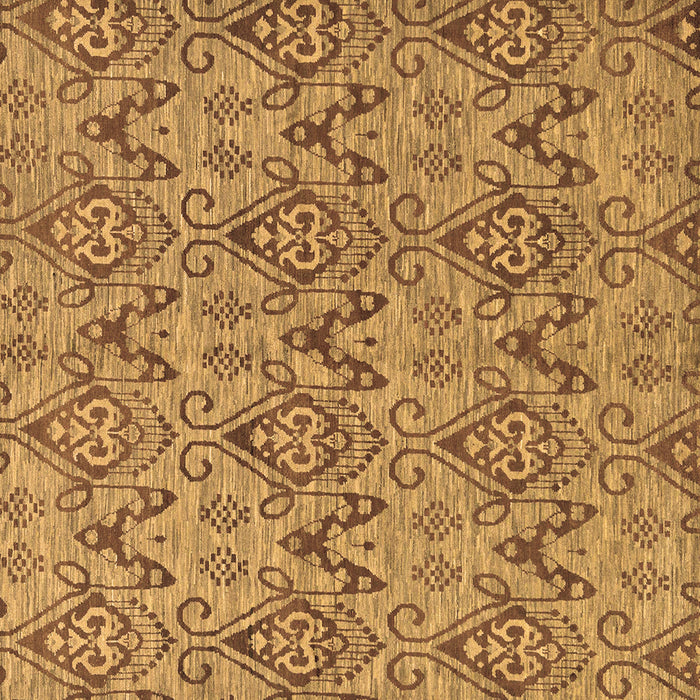 Square Abstract Brown Modern Rug, abs218brn