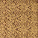 Square Abstract Brown Modern Rug, abs218brn