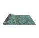 Sideview of Abstract Light Blue Modern Rug, abs218lblu