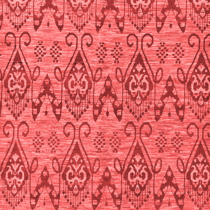 Machine Washable Abstract Red Modern Rug, wshabs218red