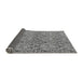 Sideview of Abstract Gray Modern Rug, abs218gry