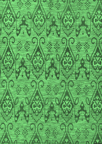 Abstract Emerald Green Modern Rug, abs218emgrn