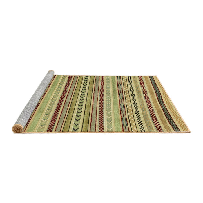 Sideview of Machine Washable Abstract Light Brown Rug, wshabs2190