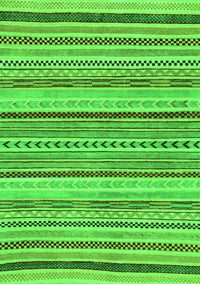 Abstract Green Modern Rug, abs2190grn