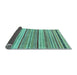 Sideview of Abstract Light Blue Modern Rug, abs2190lblu