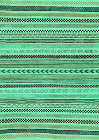 Abstract Turquoise Modern Rug, abs2190turq