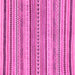 Square Machine Washable Abstract Pink Modern Rug, wshabs2190pnk