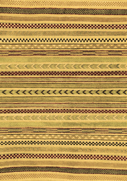 Abstract Brown Modern Rug, abs2190brn
