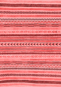 Abstract Red Modern Rug, abs2190red