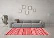 Modern Red Washable Rugs