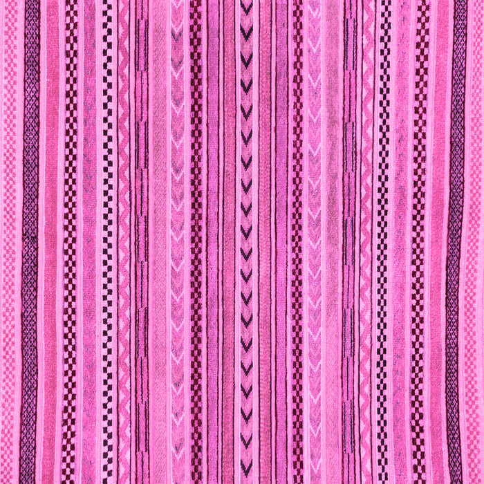 Square Abstract Pink Modern Rug, abs2190pnk