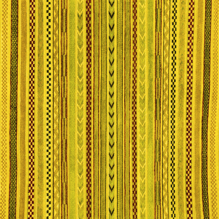 Square Machine Washable Abstract Yellow Modern Rug, wshabs2190yw