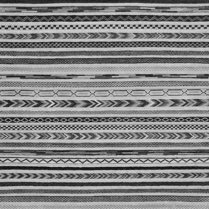 Square Abstract Gray Modern Rug, abs2191gry