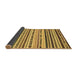 Sideview of Abstract Brown Modern Rug, abs2191brn