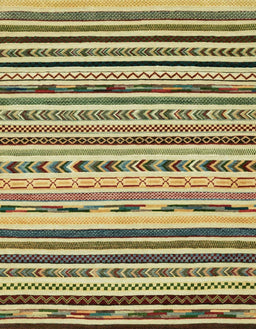 Abstract Reddish Brown Modern Rug, abs2191