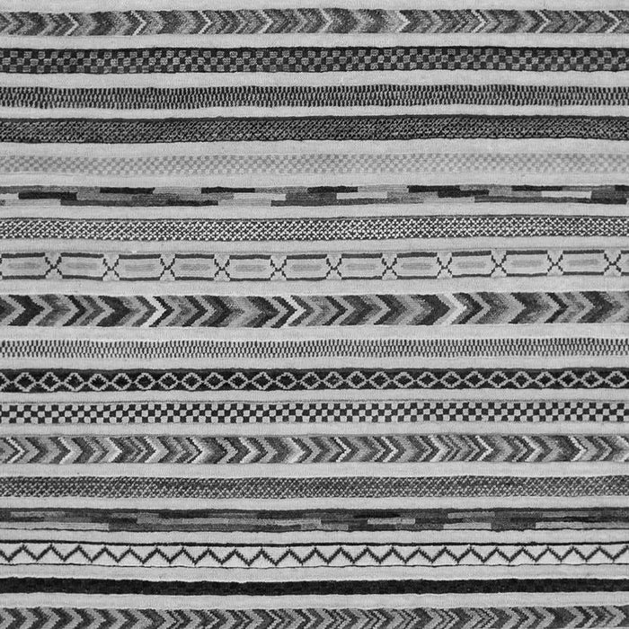 Machine Washable Abstract Gray Modern Rug, wshabs2191gry