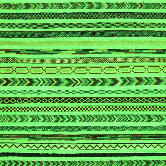 Machine Washable Abstract Green Modern Area Rugs, wshabs2191grn