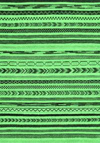 Abstract Emerald Green Modern Rug, abs2191emgrn