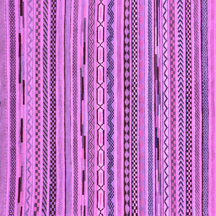 Square Machine Washable Abstract Purple Modern Area Rugs, wshabs2192pur