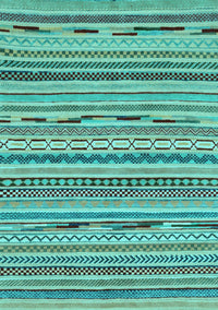 Abstract Light Blue Modern Rug, abs2192lblu