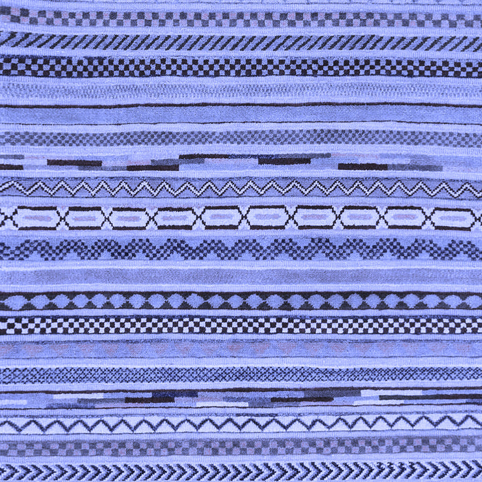 Machine Washable Abstract Blue Modern Rug, wshabs2192blu