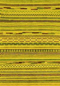 Abstract Yellow Modern Rug, abs2192yw