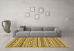 Machine Washable Abstract Brown Modern Rug in a Living Room,, wshabs2192brn