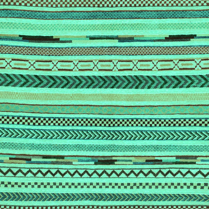 Machine Washable Abstract Turquoise Modern Area Rugs, wshabs2193turq
