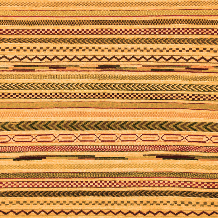 Square Abstract Orange Modern Rug, abs2193org