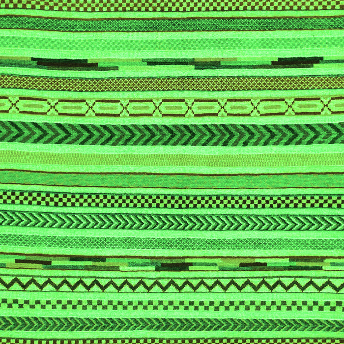 Machine Washable Abstract Green Modern Area Rugs, wshabs2193grn