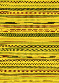 Abstract Yellow Modern Rug, abs2193yw