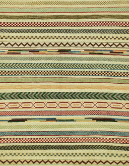 Abstract Ginger Brown Green Modern Rug, abs2193