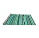 Sideview of Machine Washable Abstract Light Blue Modern Rug, wshabs2193lblu