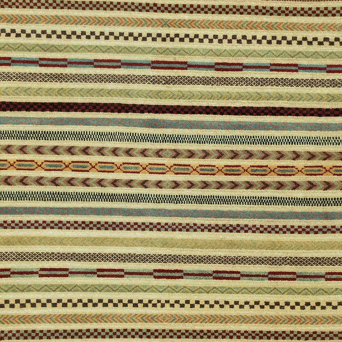 Machine Washable Abstract Metallic Gold Rug, wshabs2194