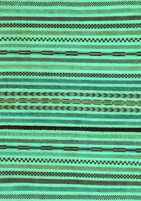 Abstract Turquoise Modern Rug, abs2194turq