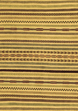 Abstract Brown Modern Rug, abs2194brn