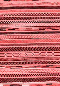 Abstract Red Modern Rug, abs2195red