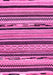 Machine Washable Abstract Pink Modern Rug, wshabs2195pnk